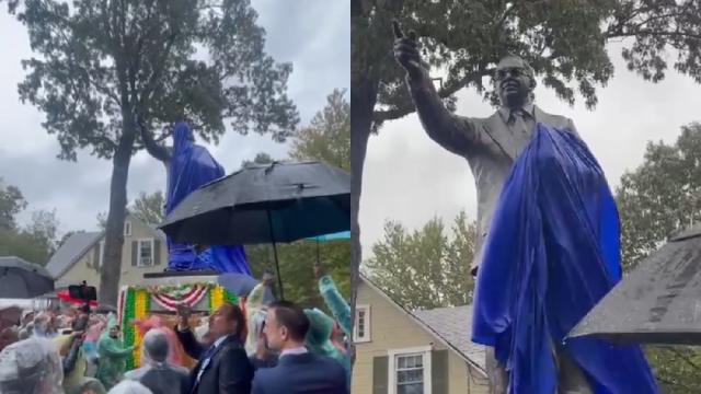 Former King Brown has No. 23 retired, statue unveiled