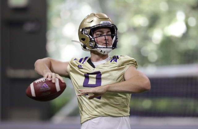 Carolina signs quarterback Jacob Eason to practice squad amid team injuries