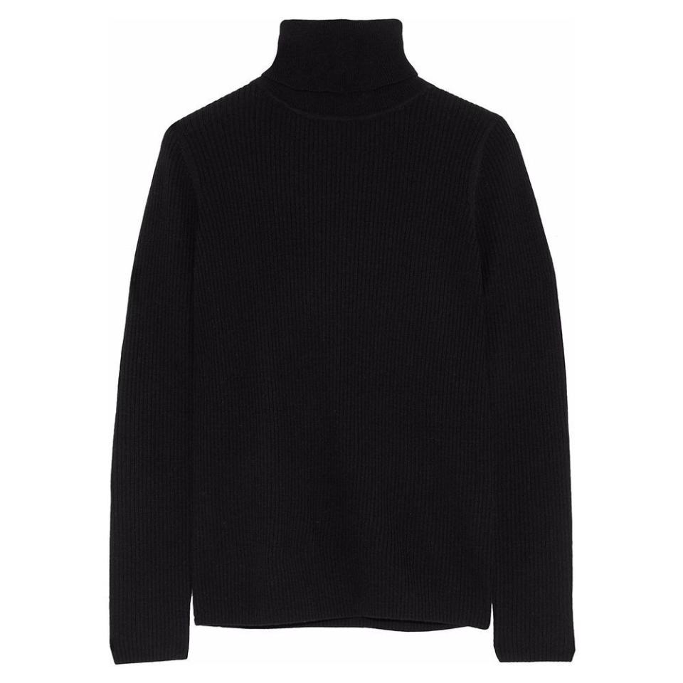 26) Ribbed Turtleneck Sweater