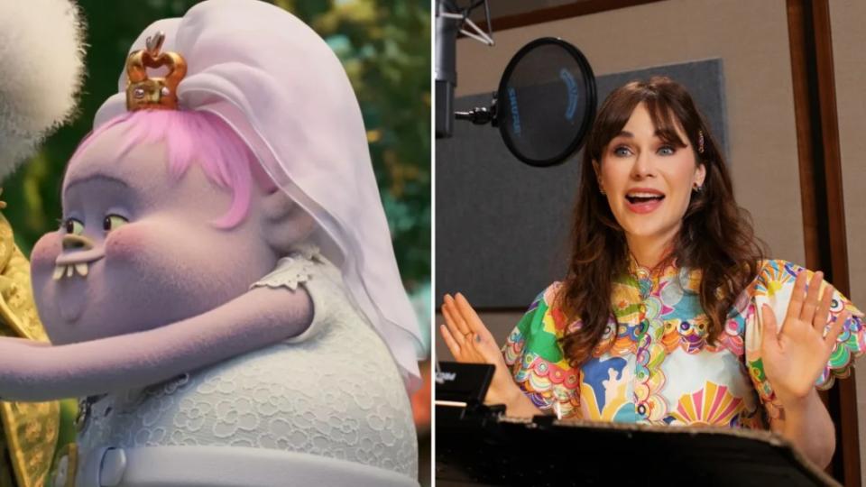 Zooey Deschanel as Bridget in “Trolls Band Together” (DreamWorks Animation)