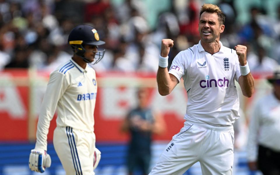 James Anderson bowled beautifully on the first day