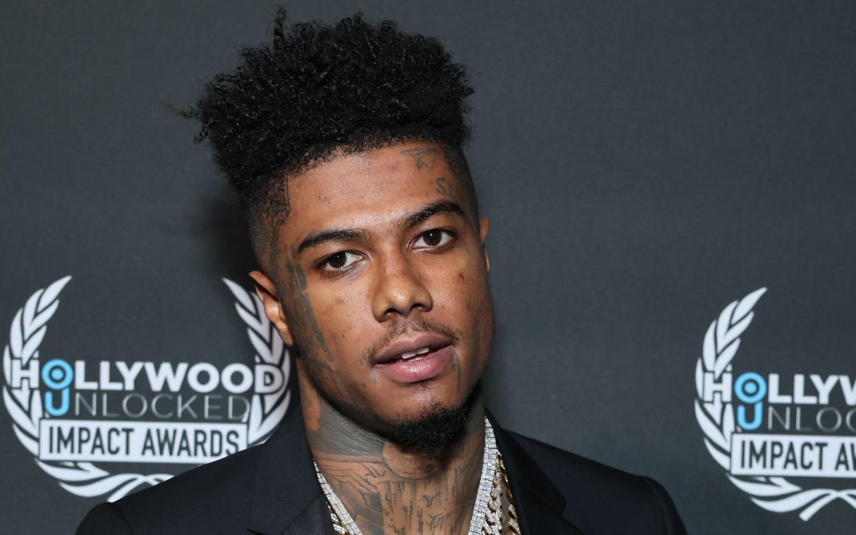 Der US-Rapper Blueface wurde Opfer eines Messerangriffs. (Bild: Randy Shropshire / Getty Images for Hollywood Unlocked)