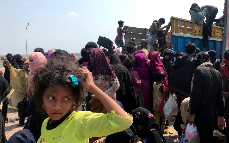 Destitute Rohingya refugees have fled squalid camps only to be left starving at sea - Suzauddin Rubel/AP