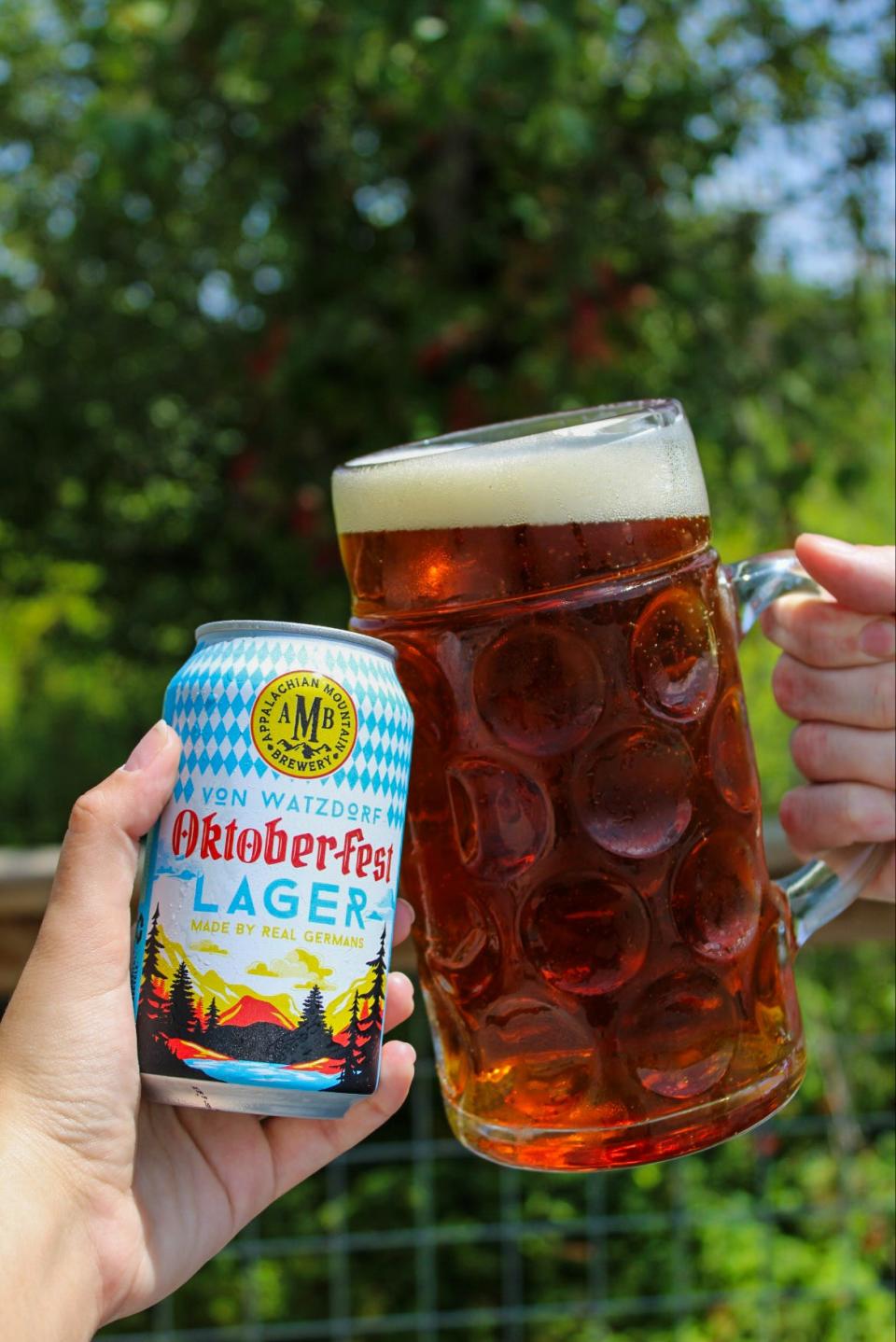 Oktoberfest beers have returned this season, including Appalachian Mountain Brewery’s Oktoberfest lager.