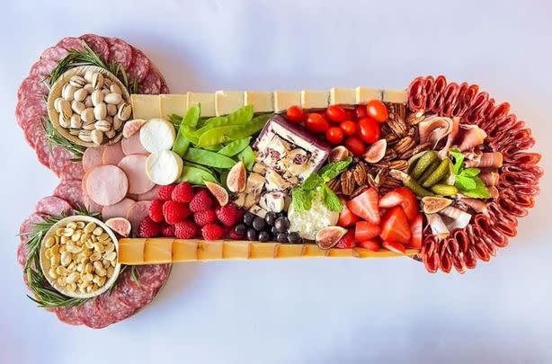 Penis-Shaped Charcuterie Board
