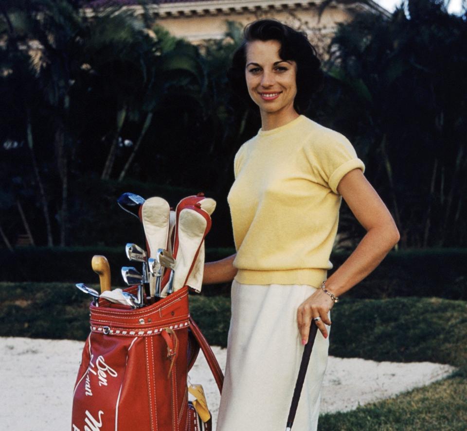 This undated photos show Marlene Hagge-Vossler during his playing dates on the LPGA.