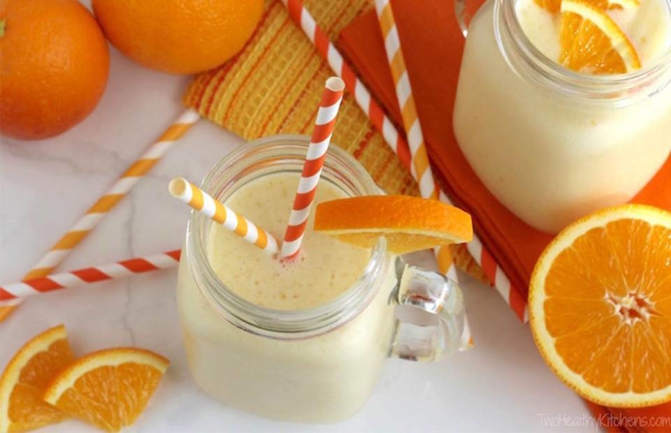 Pineapple Orange Cream Ice Pop Smoothie