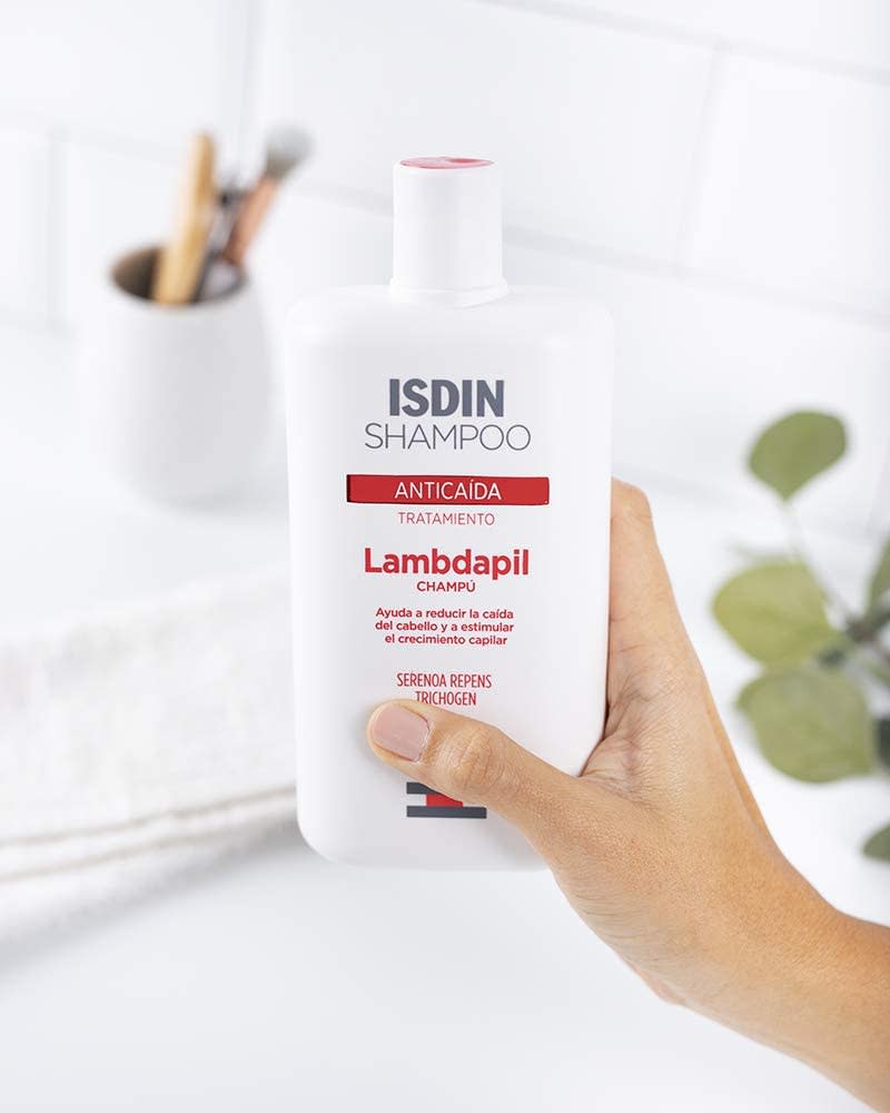 ISDIN Lambdapil, Champú Anticaída, Ayuda a Reducir la Caída del Cabello y Estimula el Crecimiento Capilar, 200ml/Amazon.com.mx