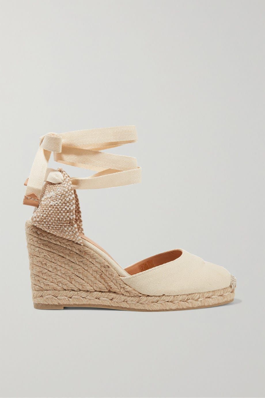 1) Carina 80 Canvas Wedge Espadrilles