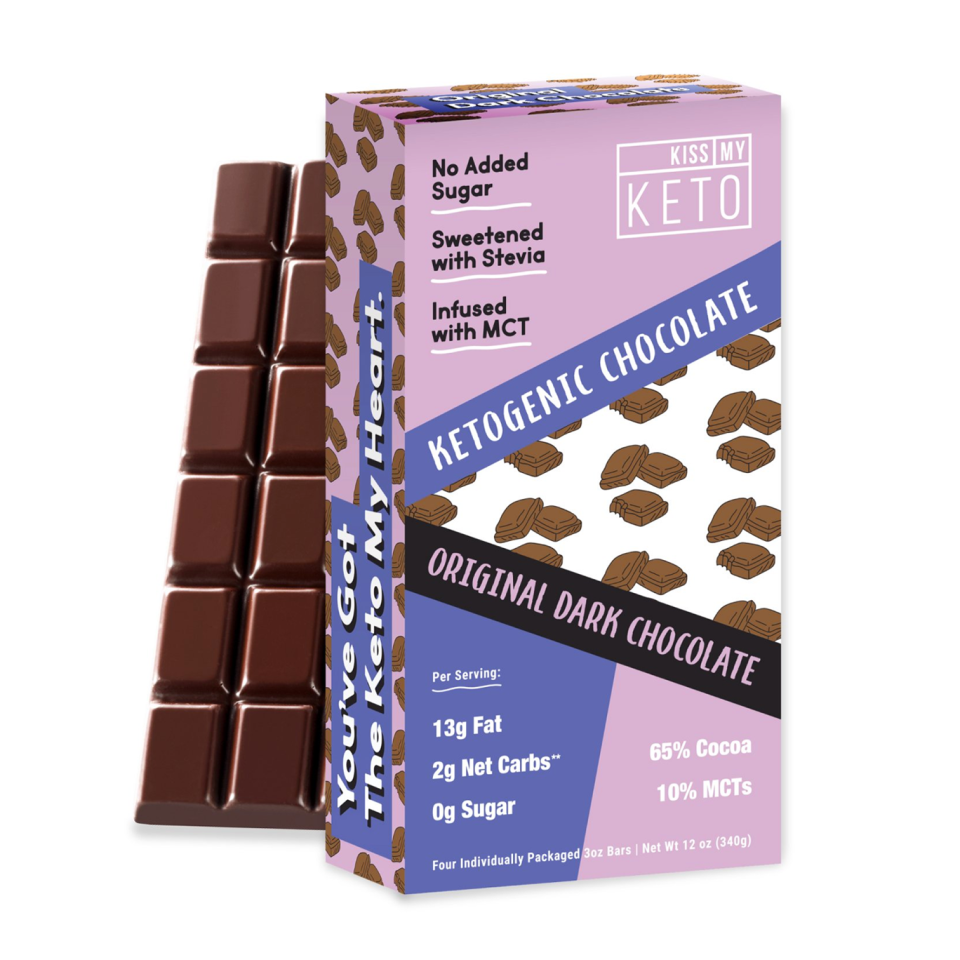 2) Kiss My Keto Original Dark Chocolate