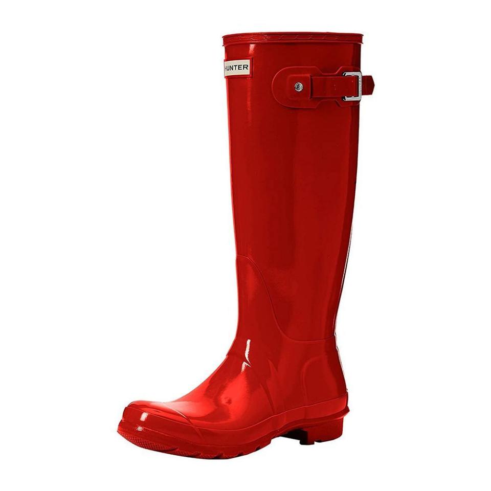 4) HUNTER Original Tall Gloss Rain Boots