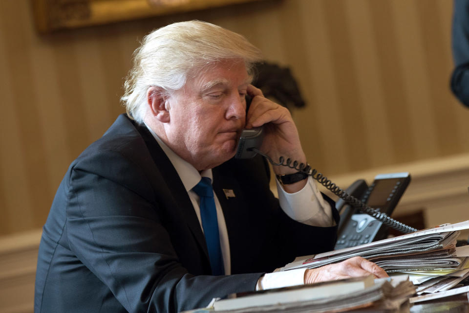 Trump talks to Putin by phone