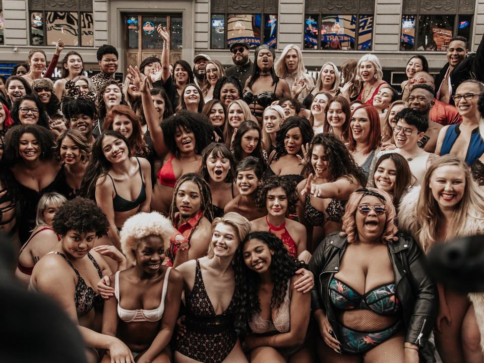 Unlike Victoria’s Secret’s grueling auditions, the Real Catwalk was open to people of all ages, genders, colors and sizes. (Photo: Holly Grace Jamili/The Real Catwalk)