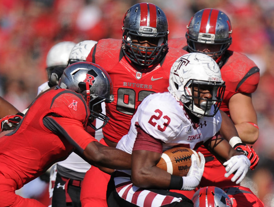 Zaire Williams rushed for over 500 yards as a freshman at Temple in 2013. (Photo by Maddie Meyer/Getty Images)