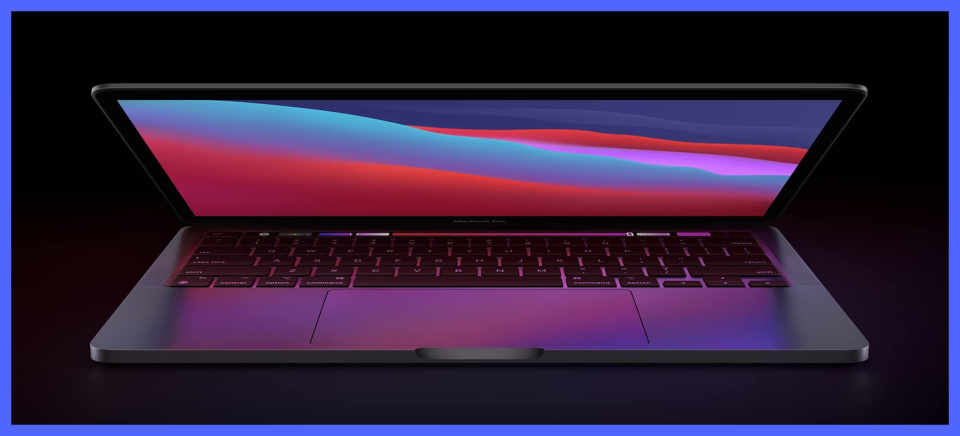 Feast your eyes on the Apple MacBook Pro with Apple's all-new M1 Chip in Space Gray. (Photo: Apple)