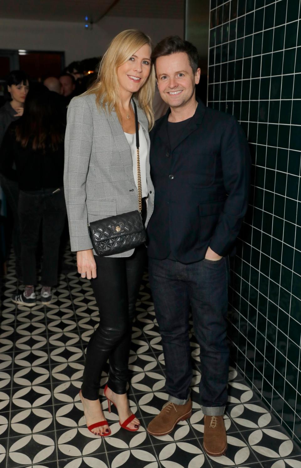 Declan Donnelly and his wife Ali Astall at the motel's launch (Dave Benett)