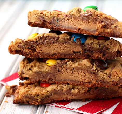 Peanut Butter Cup Monster Cookies