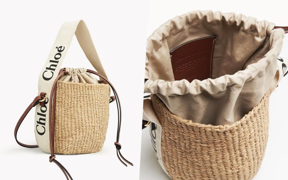 Chloé small woody basket US$1,301 圖片來源：Chloé