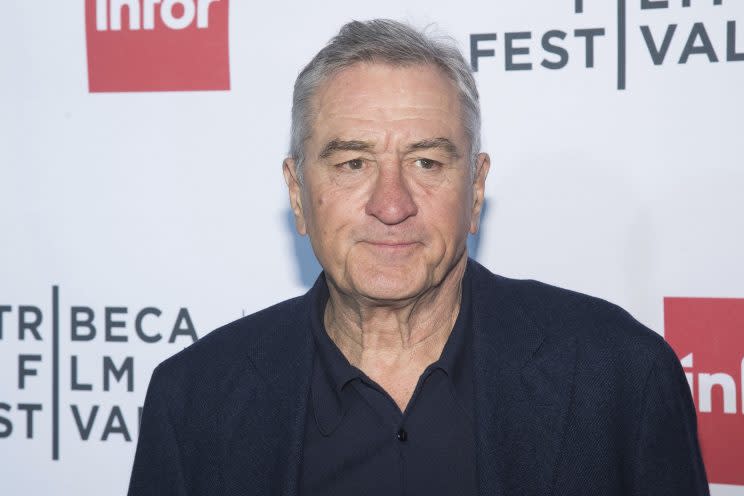 De Niro... won't be punching Donald Trump anymore - Credit: AP