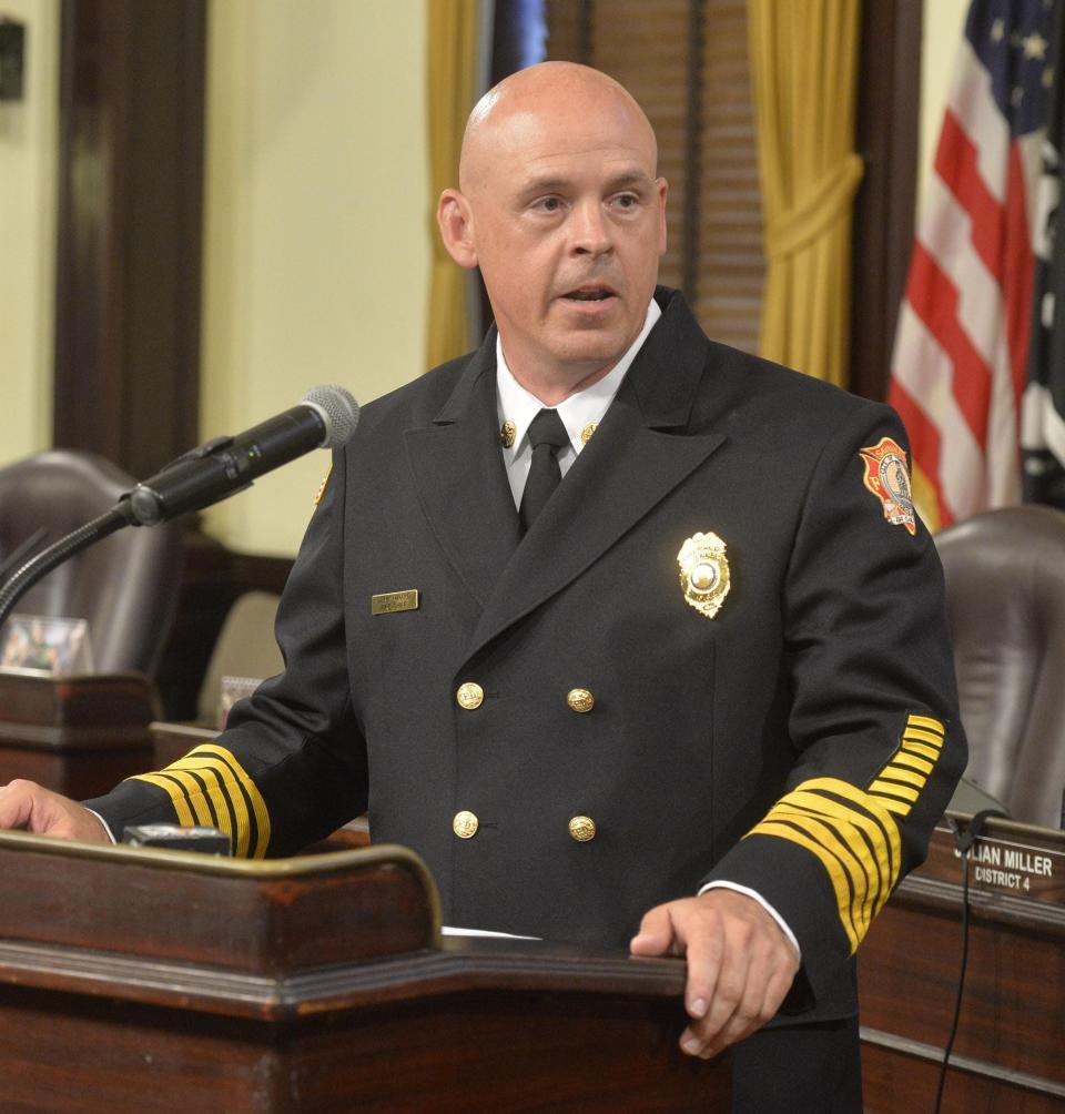 Savannah Fire Chief Derik Minard