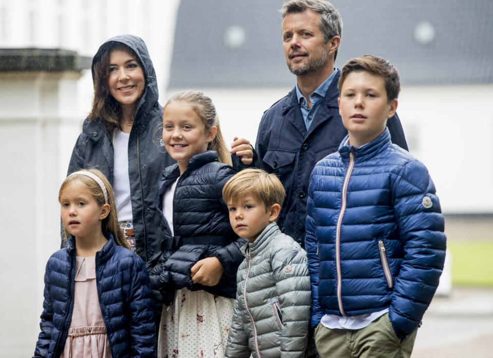 Crown Prince Frederik of Denmark, Crown Princess Mary of Denmark, Prince Christian of Denmark, Princess Isabella of Denmark, Prince Vincent  of Denmark and Princess Josephine of Denmark 