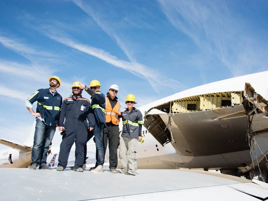 Burning Man Boeing 747.