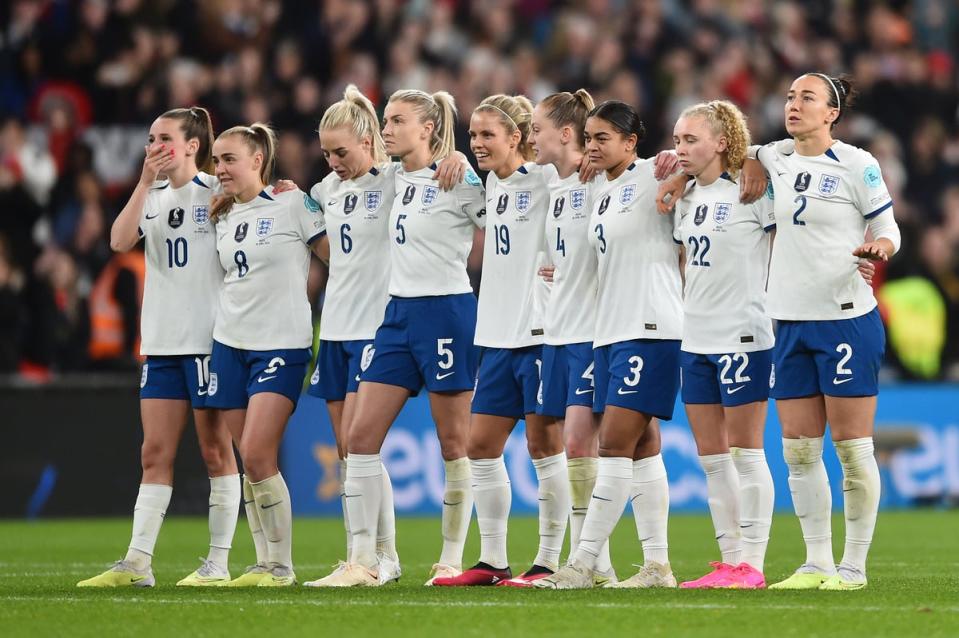 England were set to meet up for their World Cup camp in June  (The FA via Getty Images)
