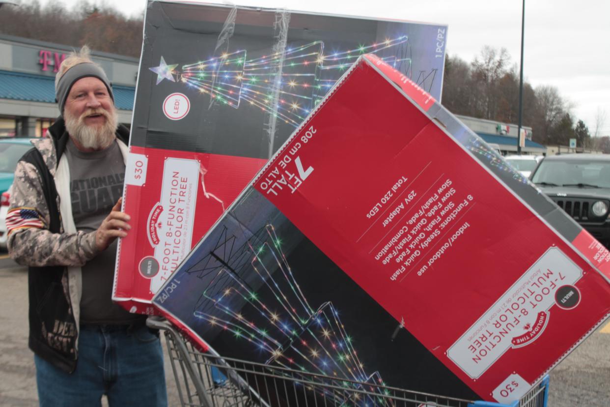 Darryl DeLong was looking for bargains on Christmas decorations on Black Friday.