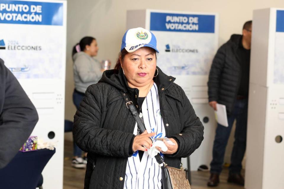 Guadalupe Martínez Alvarenga dijo que se sintió “muy contenta” de participar en las elecciones en Fresno de forma presencial el domingo 4 de febrero del 2024 en el Consulado de El Salvador en Fresno.