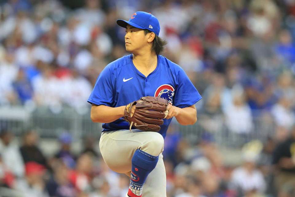 Shota Imanaga, lanzador de los Chicago Cubs, es líder de las Grandes Ligas en efectividad después del primer cuarto de la temporada. (Foto: David J. Griffin/Icon Sportswire via Getty Images)