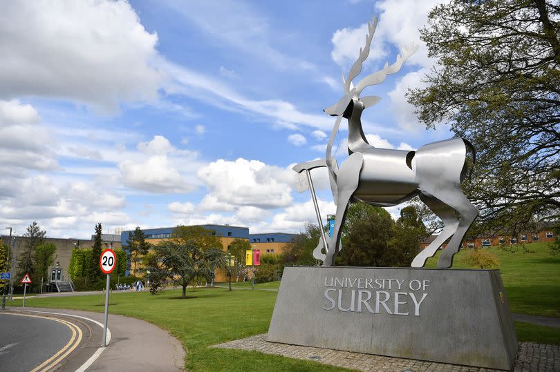 the University or Surrey, Guildford, Surrey May 2021.