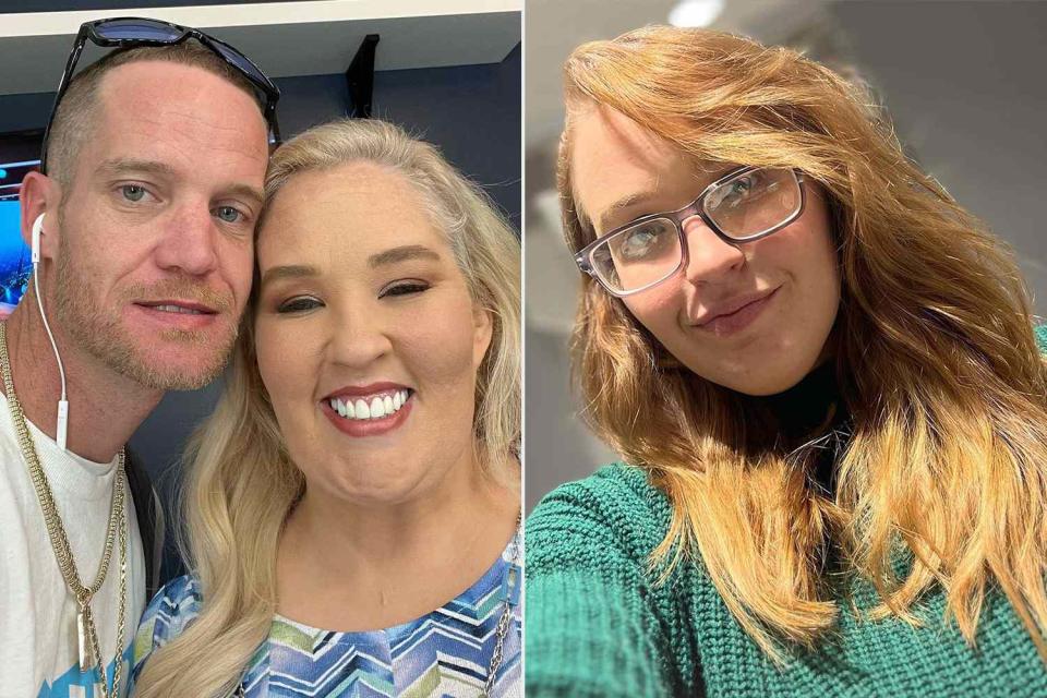 <p>Justin Stroud/Instagram;Anna Cardwell/Instagram</p> Justin Stroud and Mama June Shannon (left) with Anna "Chickadee" Cardwell