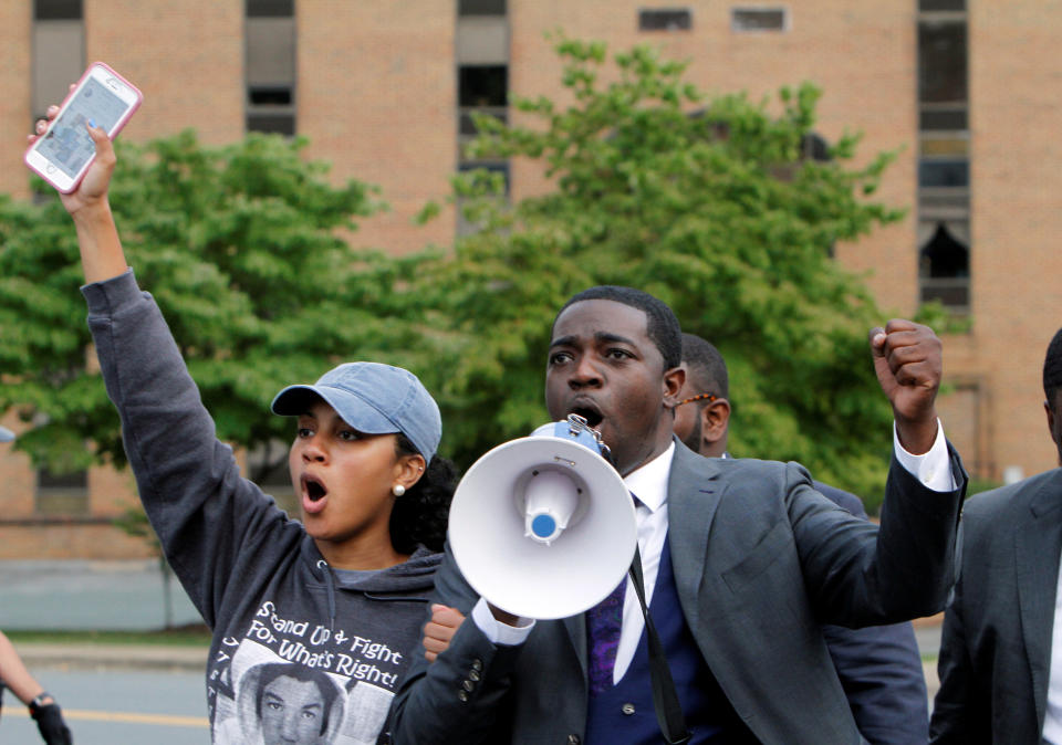 Activists begin their 10-day march from Charlottesville, Virginia, to Washington, D.C., on Monday, Aug. 28, 2017. (Photo: Julia Rendleman / Reuters)