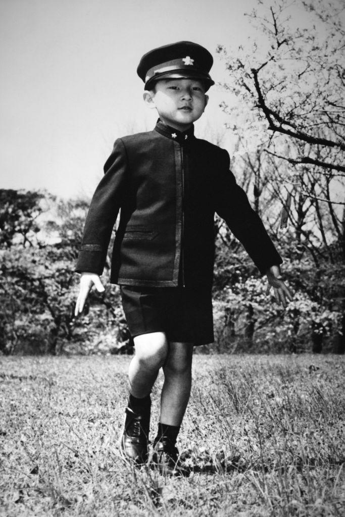 japanese crown prince naruhito wearing his school uniform in 1966