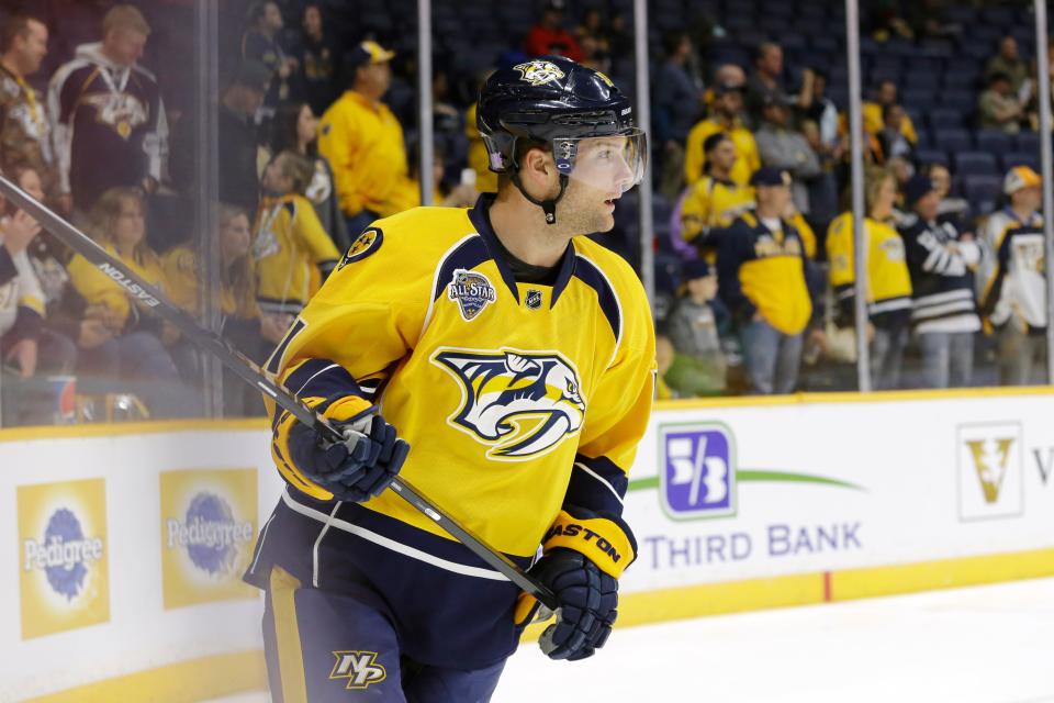 Cody Hodgson played for the Nashville Predators in 2015-16 before retiring for eight years because of a health condition.