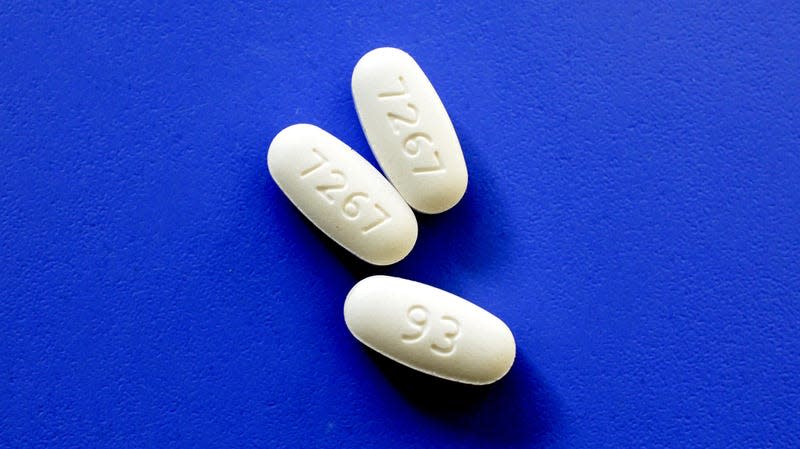 Metformin pills.