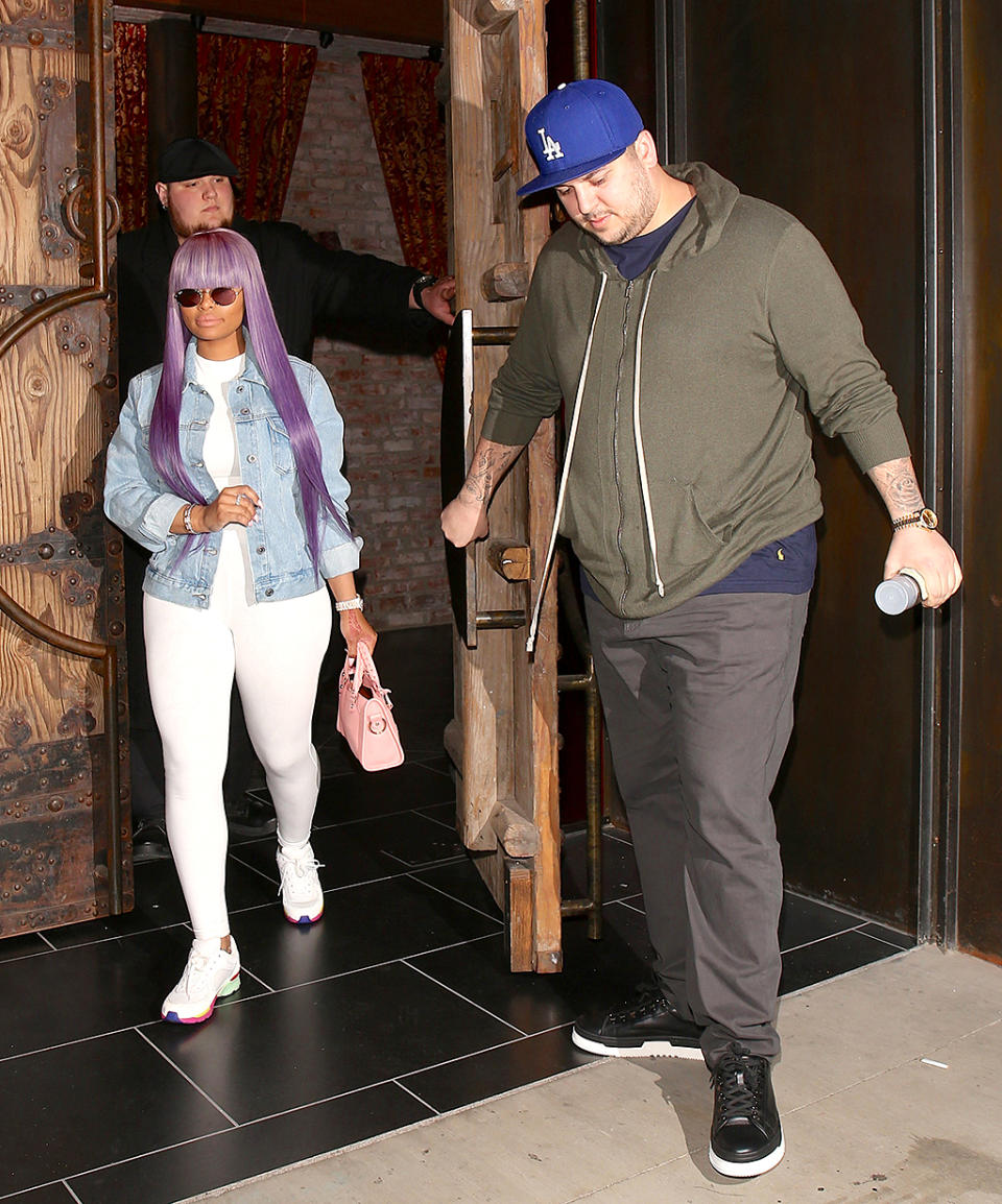 Rob Kardashian and Blac Chyna