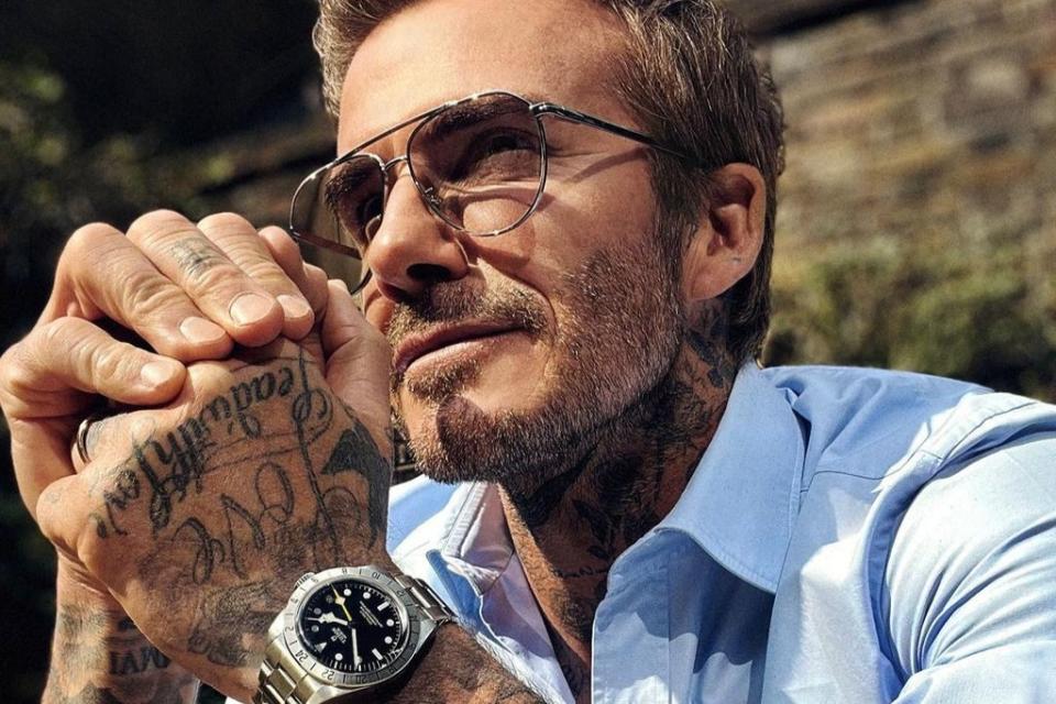 David Beckham advertising Tudor watches (Tudor)