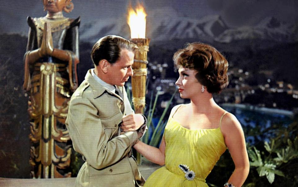 Sinatra's women: with Gina Lollobrigida in Never So Few