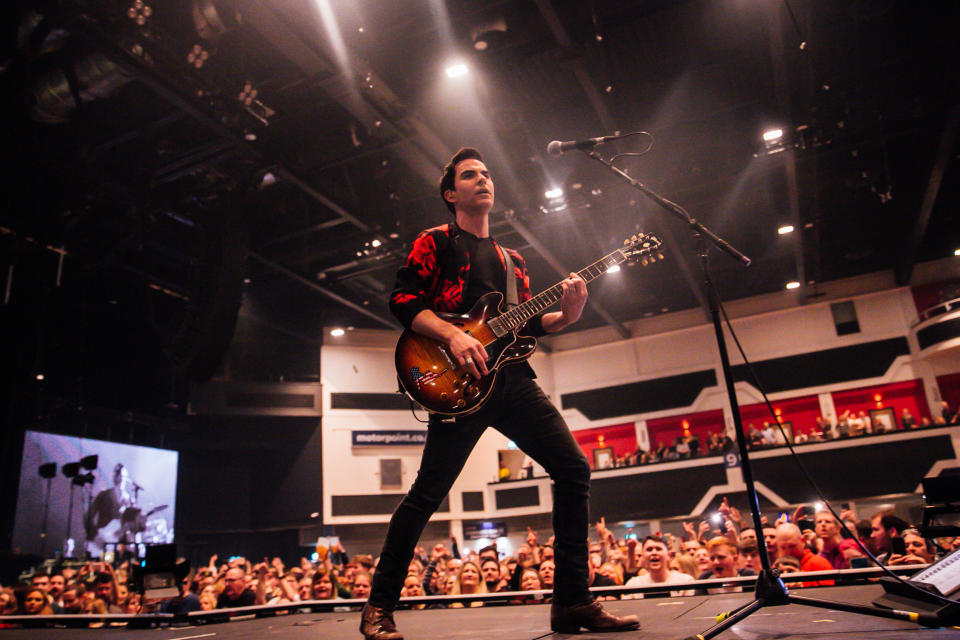 CARDIFF, WALES - MARCH 15: (EDITORIAL USE ONLY) Kelly Jones of Stereophonics performs at Motorpoint Arena on March 15, 2020 in Cardiff, Wales. (Photo by Mike Lewis Photography/WireImage)