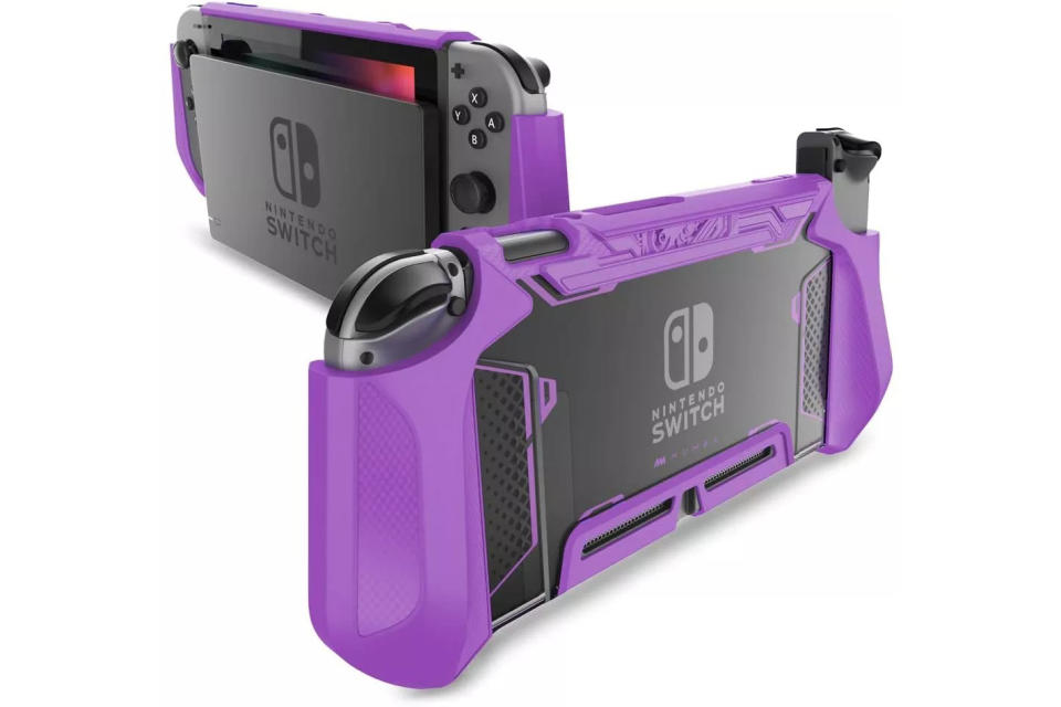 Dockable Case for Nintendo Switch Mumba TPU Grip Protective Cover Case Compatible with Nintendo Switch Console and Joy-Con Controller. (Photo: Lazada SG)