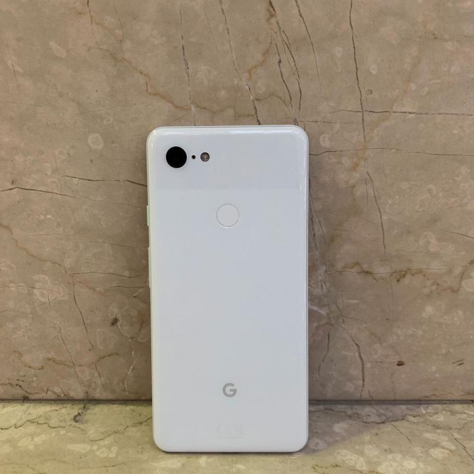 The Google Pixel 3 XL has a matte and glass back