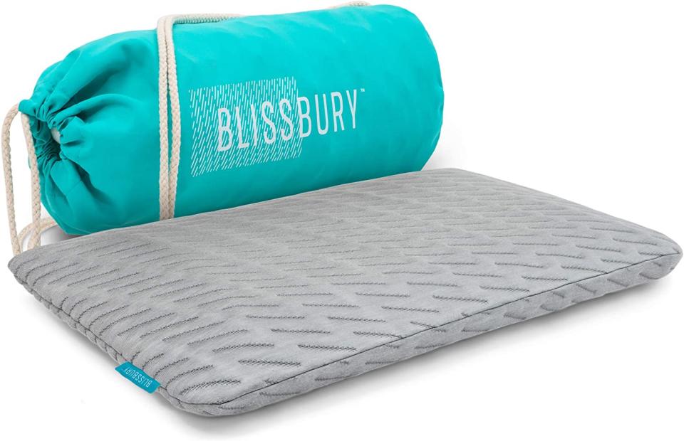 BLISSBURY Thin Stomach Sleeping Memory Foam Pillow