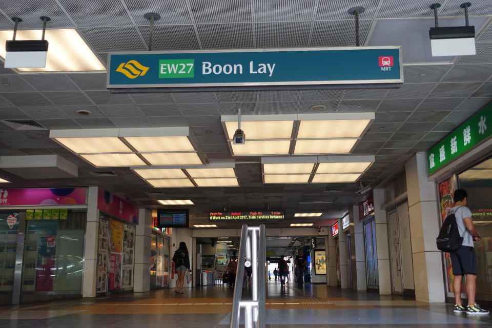 Boon Lay MRT Station Singapore (Yahoo News Singapore file photo)