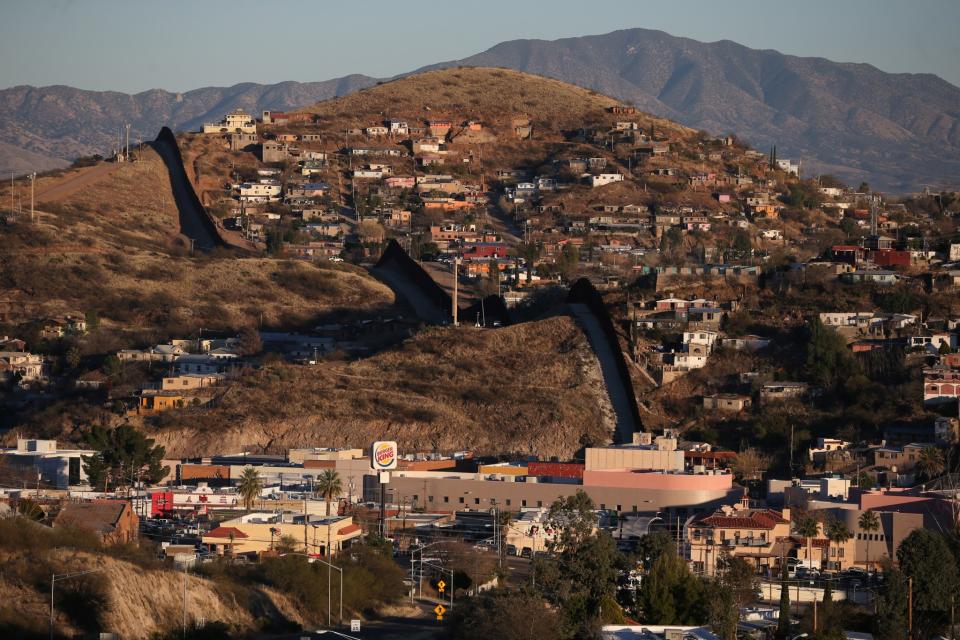 The U.S. border with Mexico is seen in Nogales, Ariz., in January. (Photo: Lucy Nicholson/Reuters)