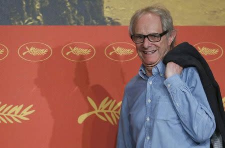 Director Ken Loach arrives at a news conference for the film "I, Daniel Blake" in competition at the 69th Cannes Film Festival in Cannes, France, May 13, 2016. REUTERS/Regis Duvignau