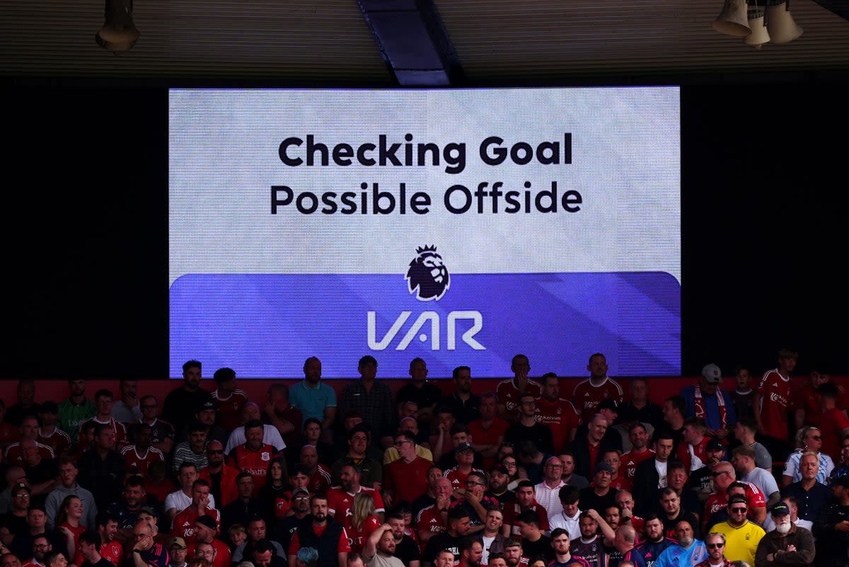 The Premier League have implemented changes to improve VAR for the 2024/25 season.  (Mike Egerton/PA Wire)