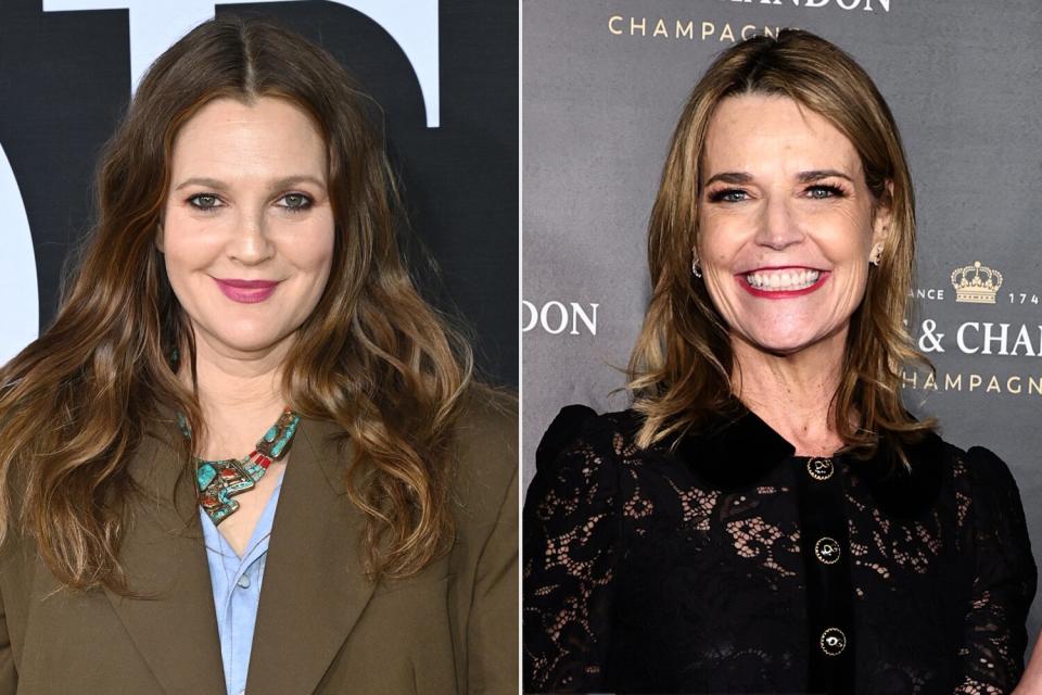 Drew Barrymore attends National Geographic Documentary Films' WE FEED PEOPLE New York Premiere; Savannah Guthrie attends the Moet &amp; Chandon Holiday Season Celebration