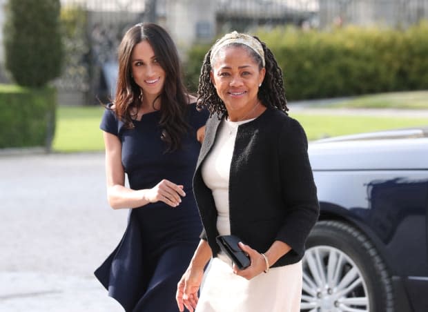 Meghan Markle and her mother Doria Ragland<p>Steve Parsons - Pool / Getty Images</p>