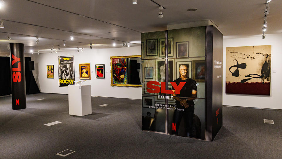 Stallone art exhibit